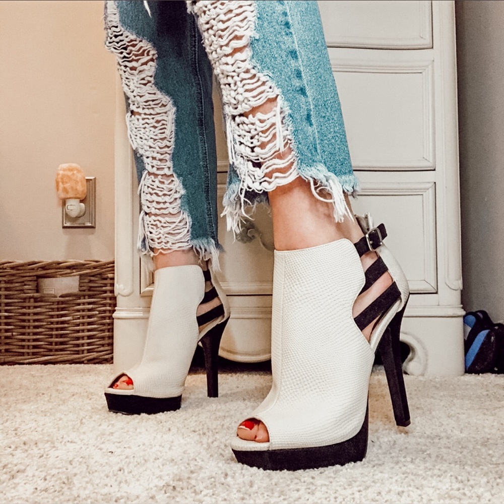 Charlotte Russe Peeptoe Heels